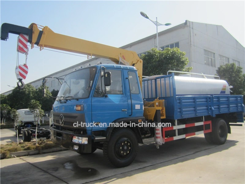 Chengli Brand Dongfeng Crane Truck with Water Tank